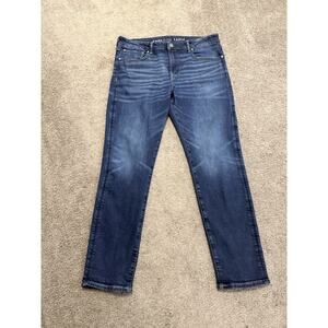 American Eagle Outfitters Jeans Athletic for 36x32 Blue Denim Men's